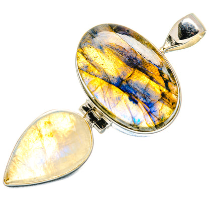 Labradorite Pendants handcrafted by Ana Silver Co - PD20707