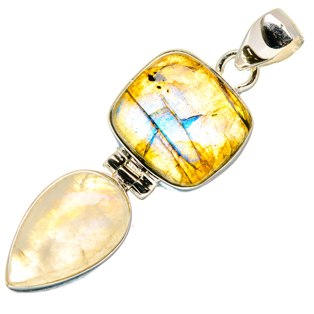 Labradorite Pendants handcrafted by Ana Silver Co - PD20708
