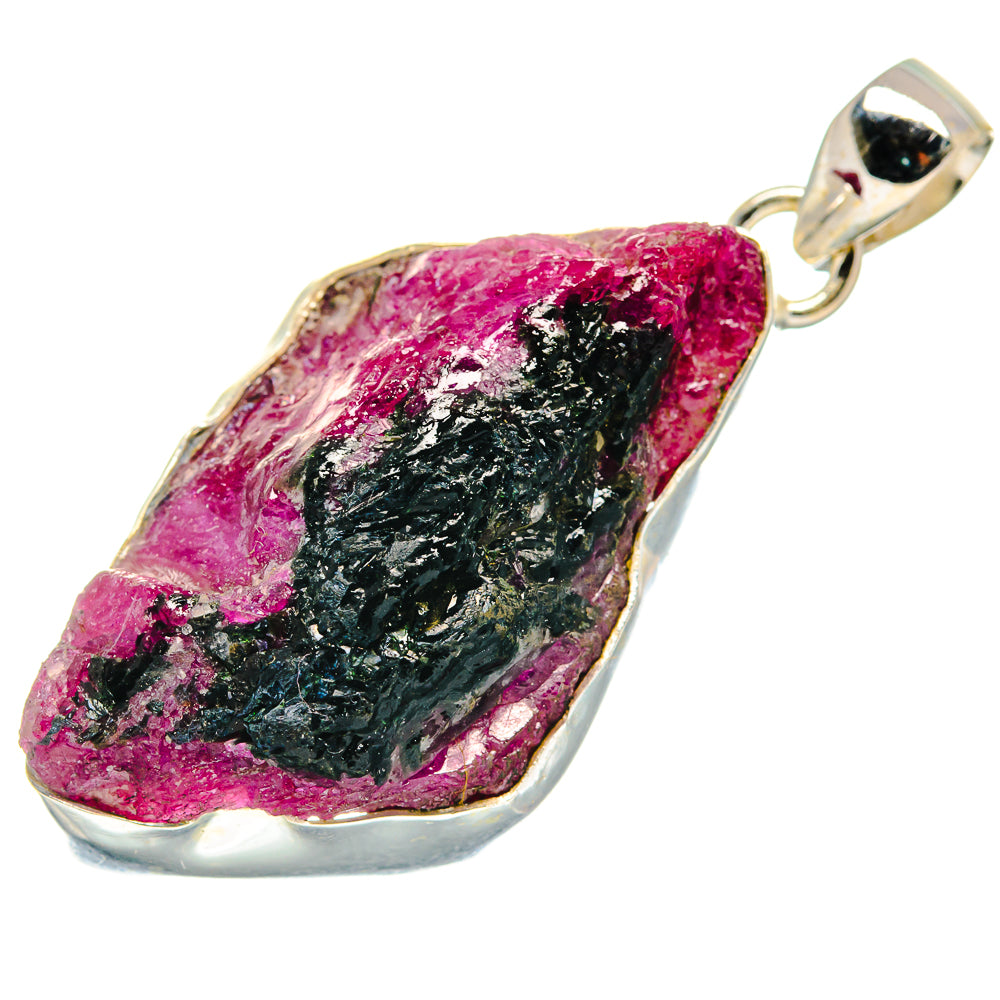 Ruby Zoisite Pendants handcrafted by Ana Silver Co - PD20715