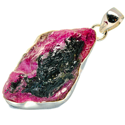 Ruby Zoisite Pendants handcrafted by Ana Silver Co - PD20715