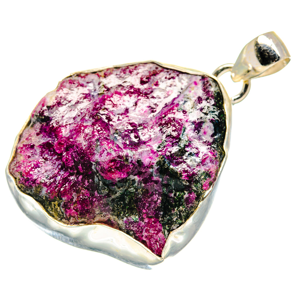 Ruby Zoisite Pendants handcrafted by Ana Silver Co - PD20716