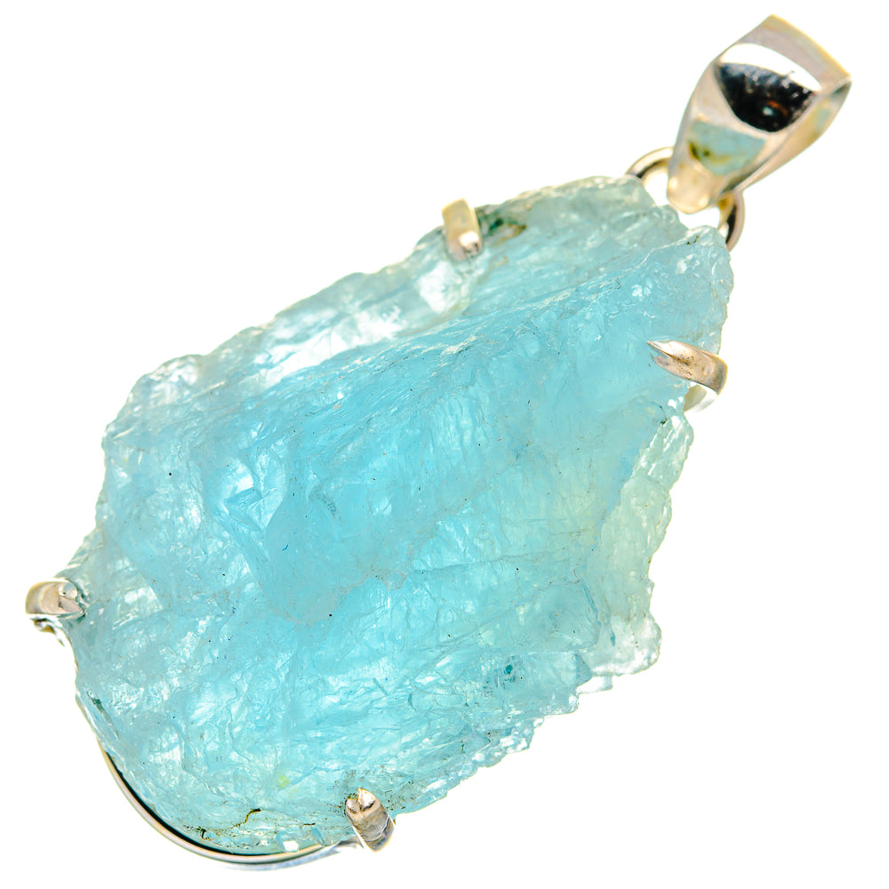 Aquamarine Pendants handcrafted by Ana Silver Co - PD20720
