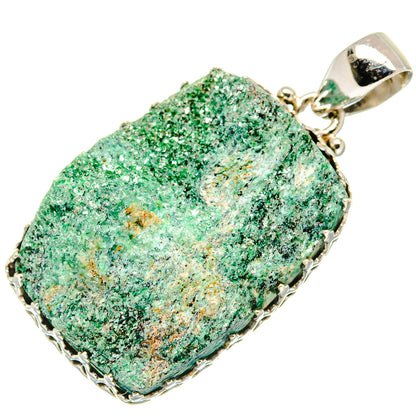 Green Fuchsite Pendants handcrafted by Ana Silver Co - PD20723