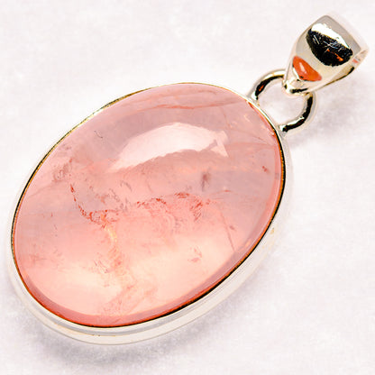 Rose Quartz Pendants handcrafted by Ana Silver Co - PD20741 - Photo 2