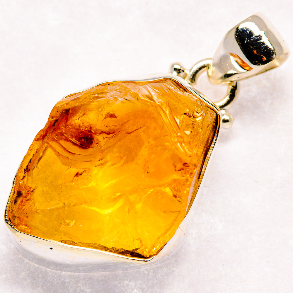 Citrine Pendants handcrafted by Ana Silver Co - PD20756