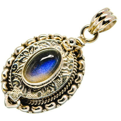 Labradorite Pendants handcrafted by Ana Silver Co - PD20789 - Photo 2