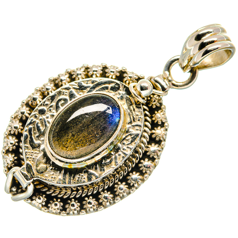 Labradorite Pendants handcrafted by Ana Silver Co - PD20794 - Photo 2