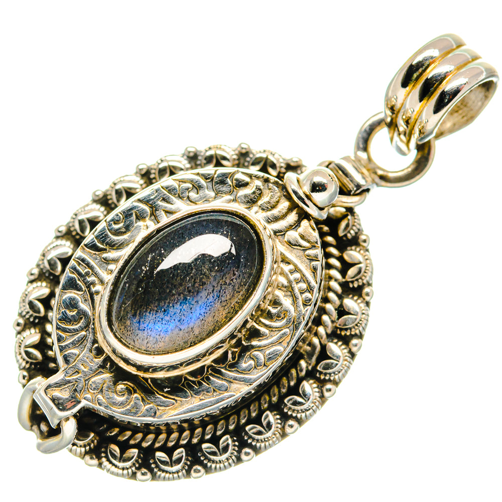 Labradorite Pendants handcrafted by Ana Silver Co - PD20797 - Photo 2