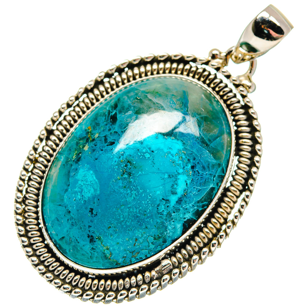 Chrysocolla Pendants handcrafted by Ana Silver Co - PD20800