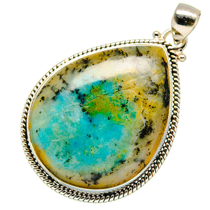 Peruvian Opal Pendants handcrafted by Ana Silver Co - PD20804