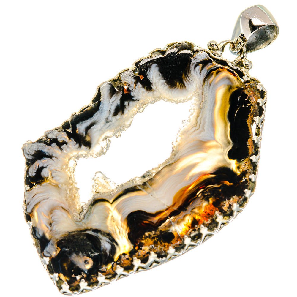 Occo Geode Pendants handcrafted by Ana Silver Co - PD20825