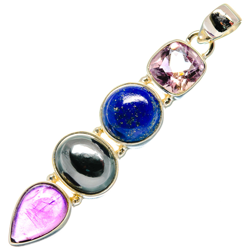 Lapis Lazuli Pendants handcrafted by Ana Silver Co - PD20833