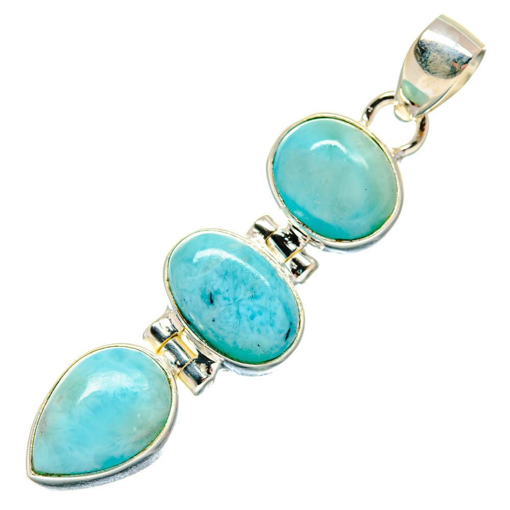 Larimar Pendants handcrafted by Ana Silver Co - PD20834 - Photo 2