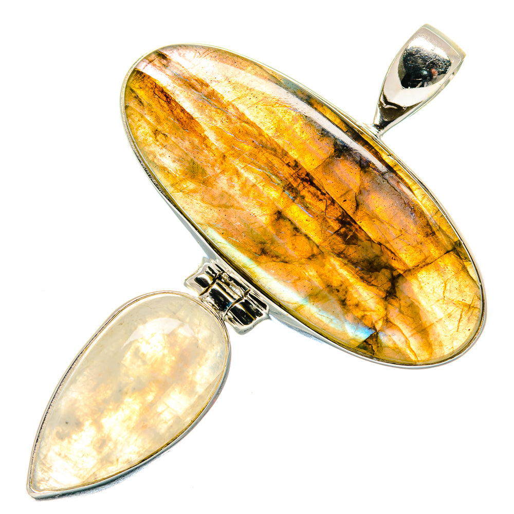 Labradorite Pendants handcrafted by Ana Silver Co - PD20866