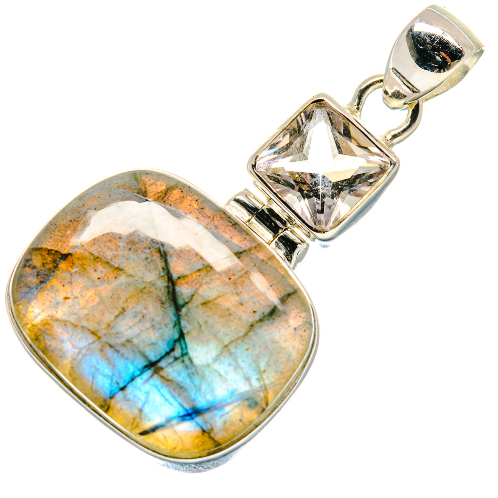 Labradorite Pendants handcrafted by Ana Silver Co - PD20869