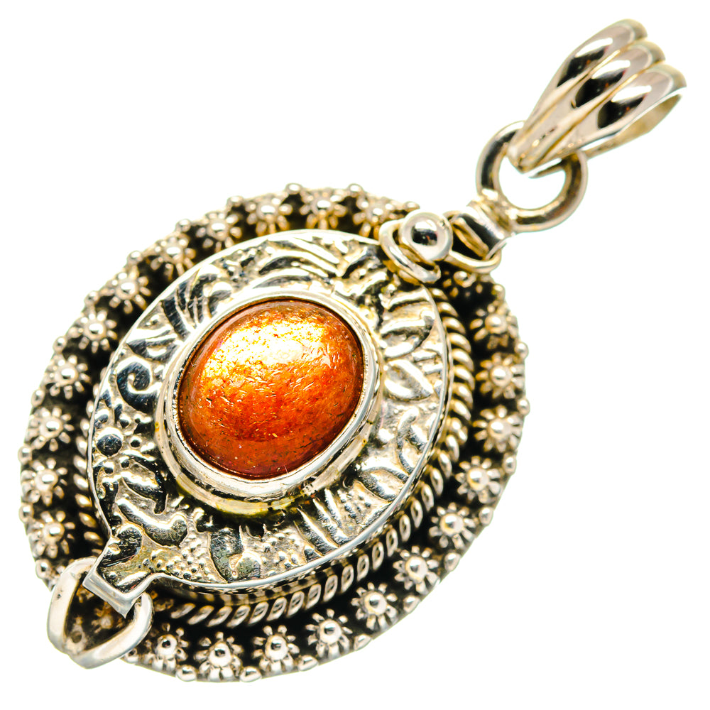 Sunstone Pendants handcrafted by Ana Silver Co - PD20881