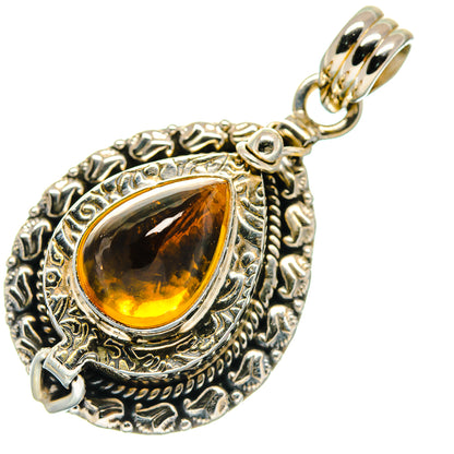 Citrine Pendants handcrafted by Ana Silver Co - PD20888