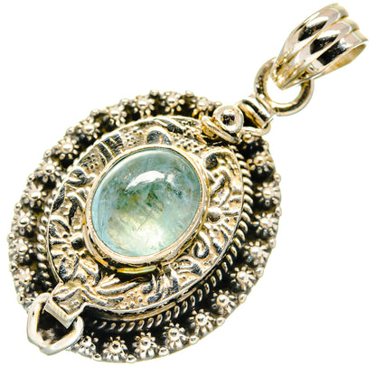 Aquamarine Pendants handcrafted by Ana Silver Co - PD20889