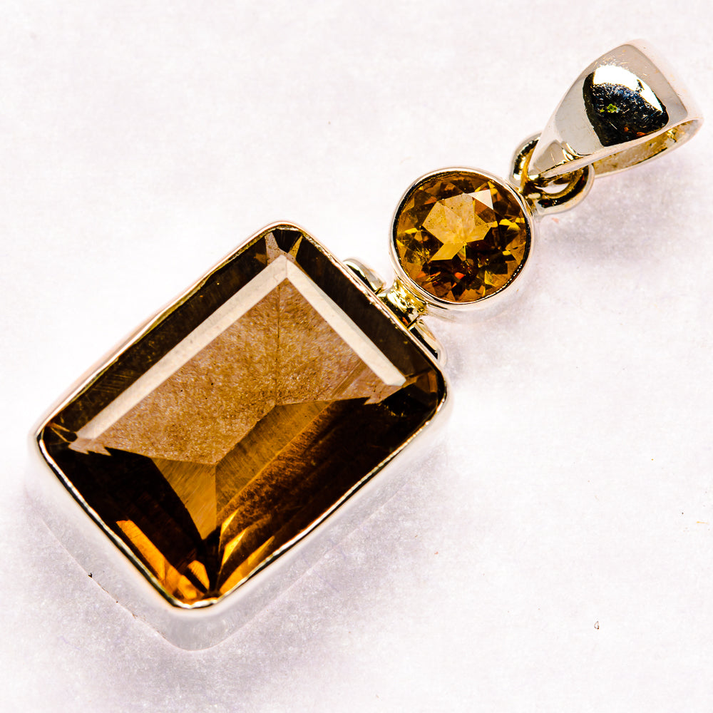 Smoky Quartz Pendants handcrafted by Ana Silver Co - PD20920