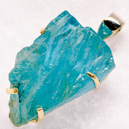 Aquamarine Pendants handcrafted by Ana Silver Co - PD20935