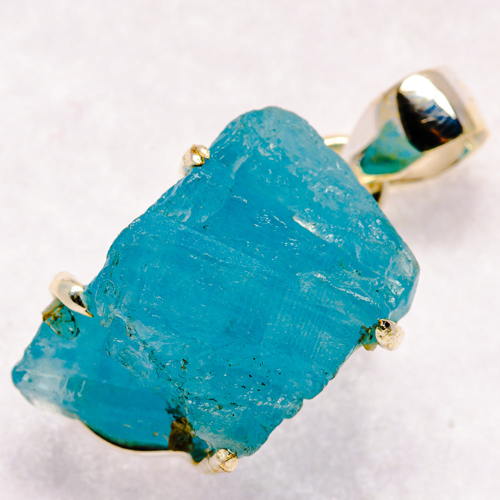 Aquamarine Pendants handcrafted by Ana Silver Co - PD20938