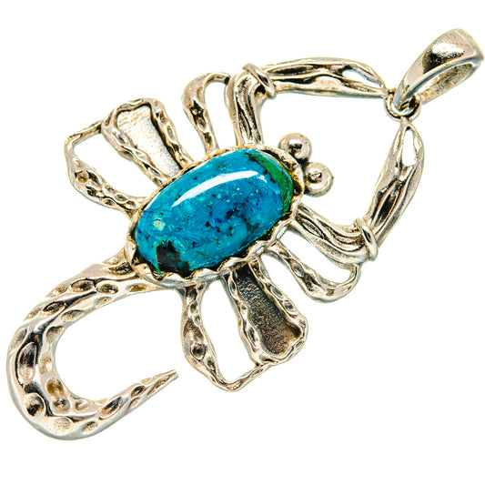 Chrysocolla Pendants handcrafted by Ana Silver Co - PD20957