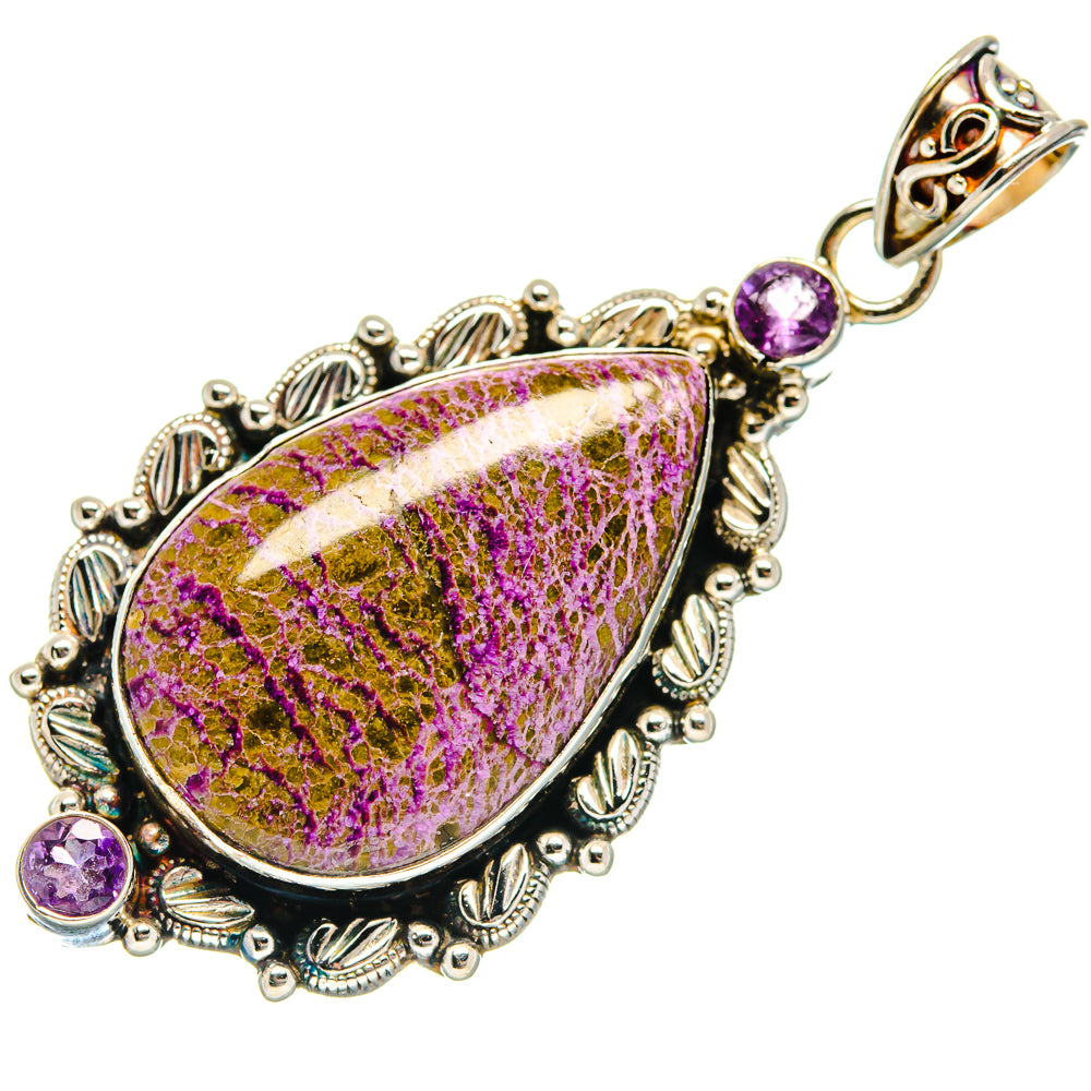 Stichtite Pendants handcrafted by Ana Silver Co - PD20962