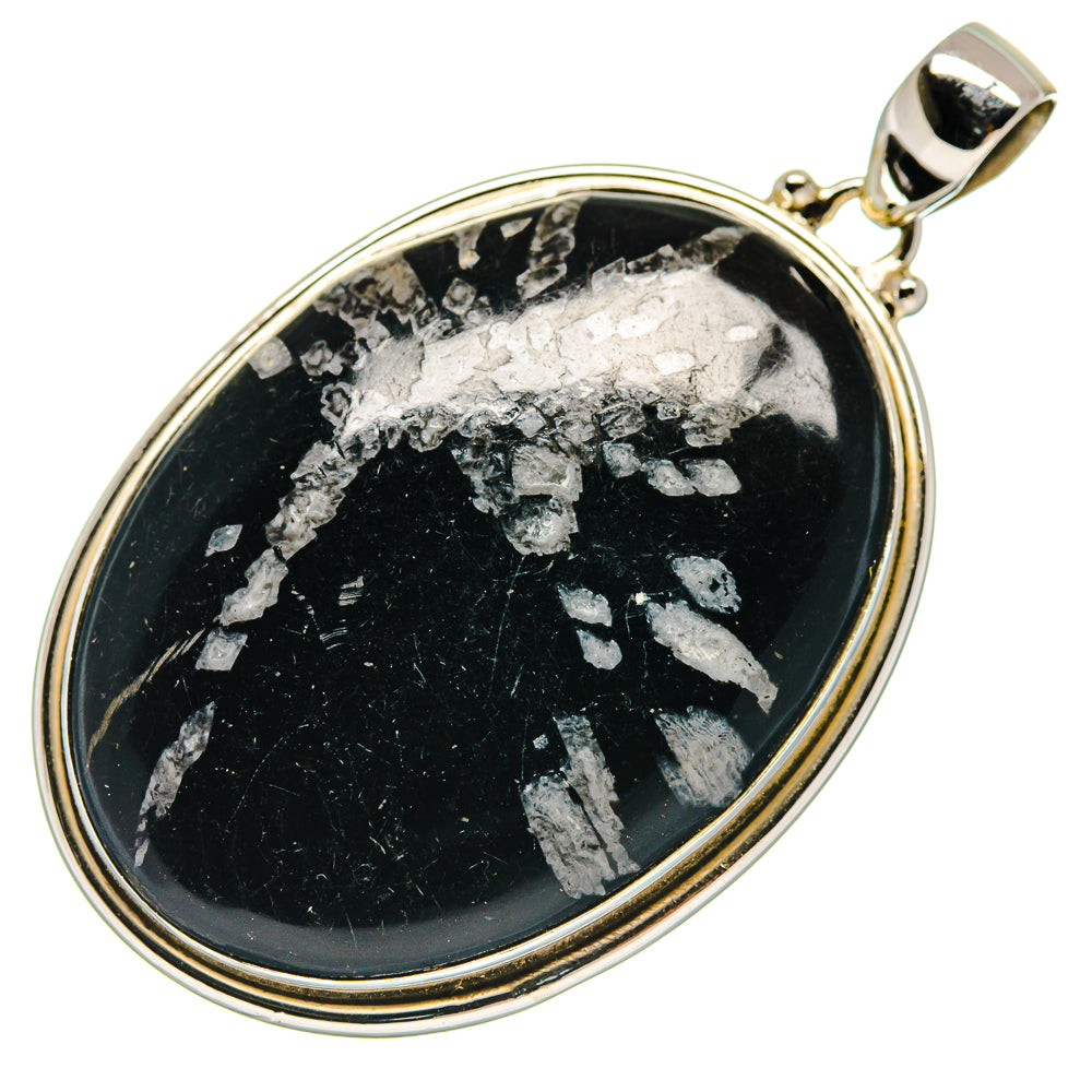 Chrysanthemum Stone Pendants handcrafted by Ana Silver Co - PD20968