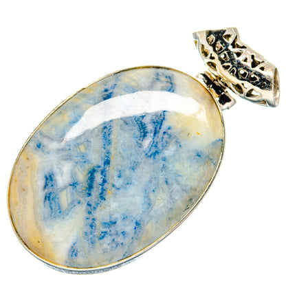 Blue Scheelite Pendants handcrafted by Ana Silver Co - PD20974