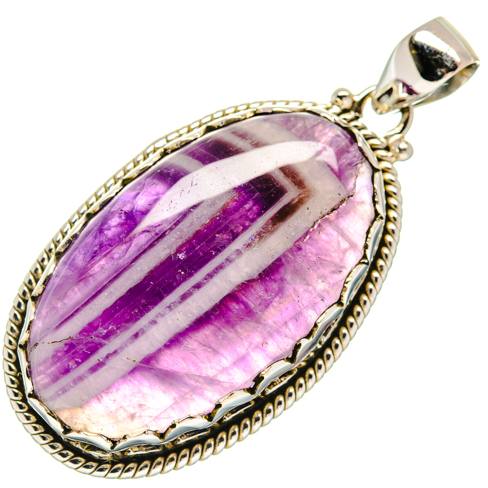 Chevron Amethyst Pendants handcrafted by Ana Silver Co - PD20981