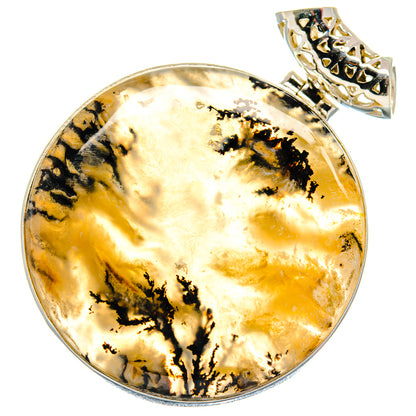 Plume Agate Pendants handcrafted by Ana Silver Co - PD20990