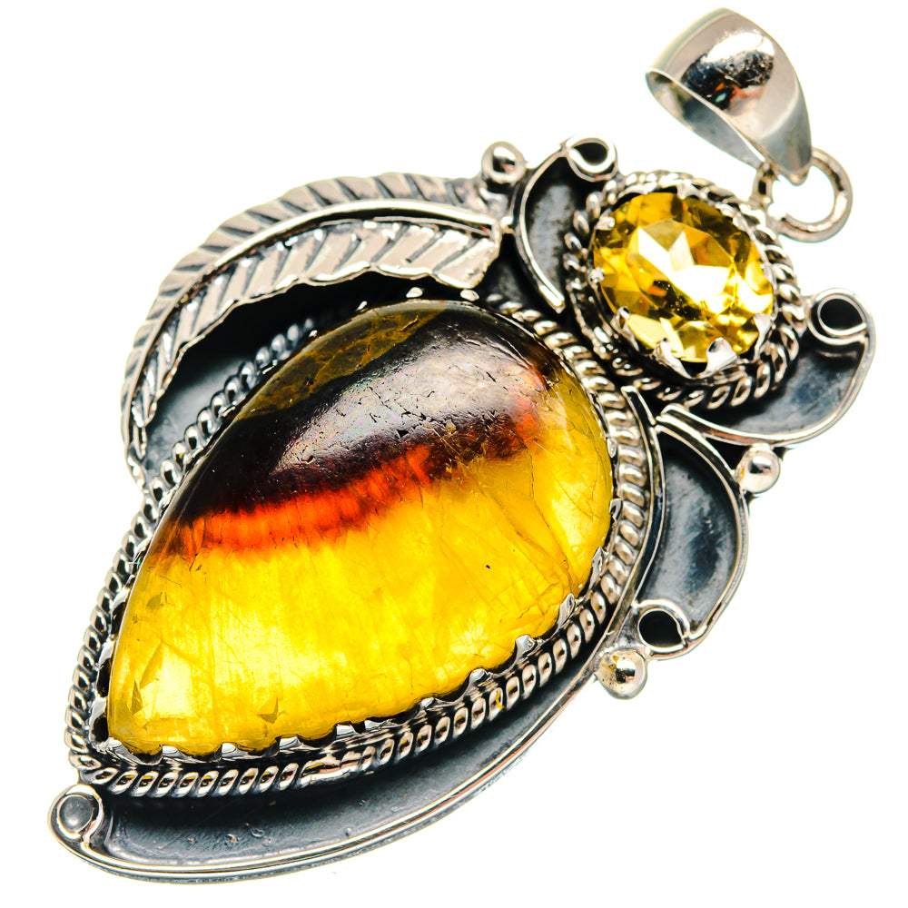 Septarian Nodule Pendants handcrafted by Ana Silver Co - PD20992