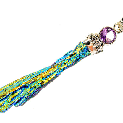 Titanium Sunshine Druzy Pendants handcrafted by Ana Silver Co - PD21002
