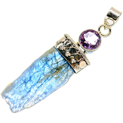 Kyanite Pendants handcrafted by Ana Silver Co - PD21010