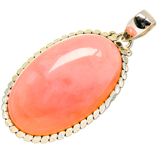 Pink Opal Pendants handcrafted by Ana Silver Co - PD21026