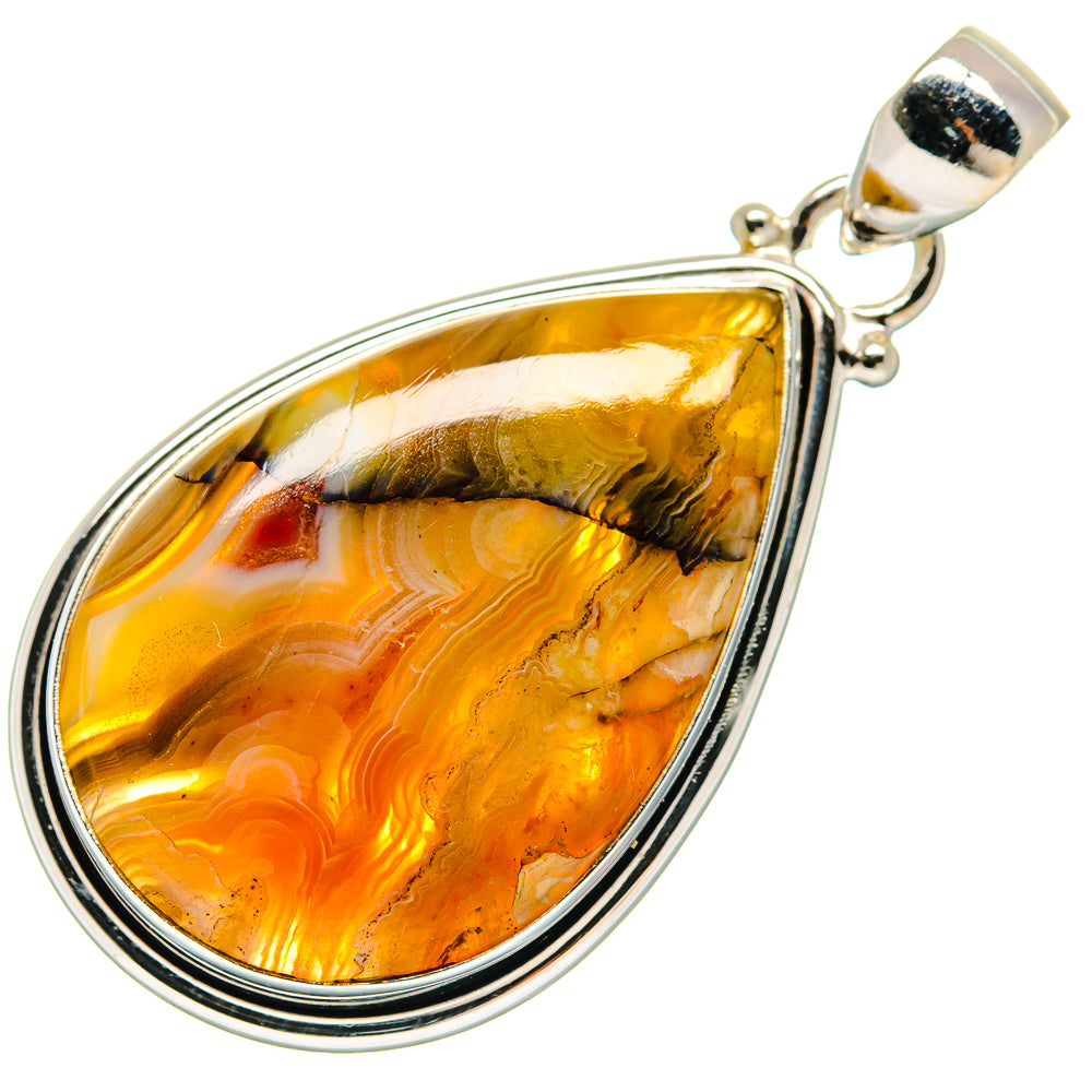 Laguna Agate Pendants handcrafted by Ana Silver Co - PD21028