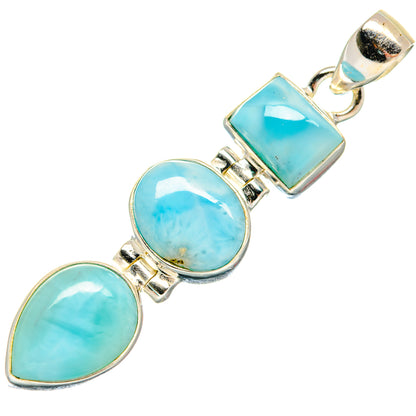 Larimar Pendants handcrafted by Ana Silver Co - PD21031