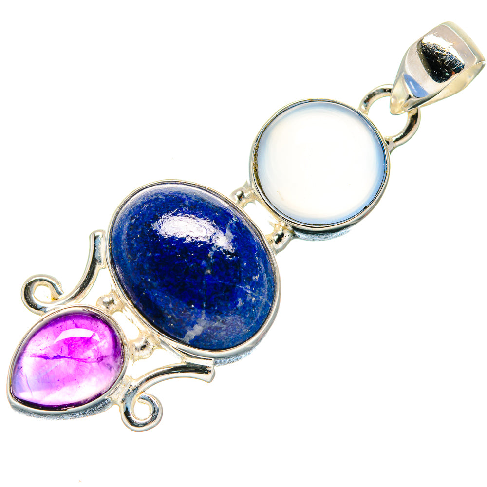 Lapis Lazuli Pendants handcrafted by Ana Silver Co - PD21034