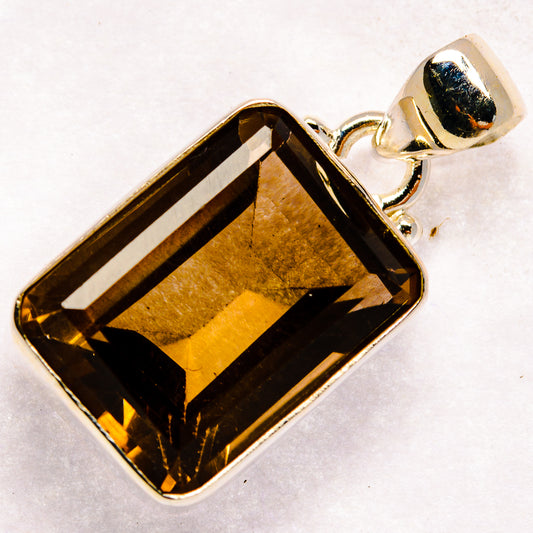 Smoky Quartz Pendants handcrafted by Ana Silver Co - PD21078