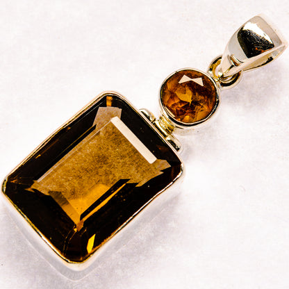 Smoky Quartz Pendants handcrafted by Ana Silver Co - PD21079