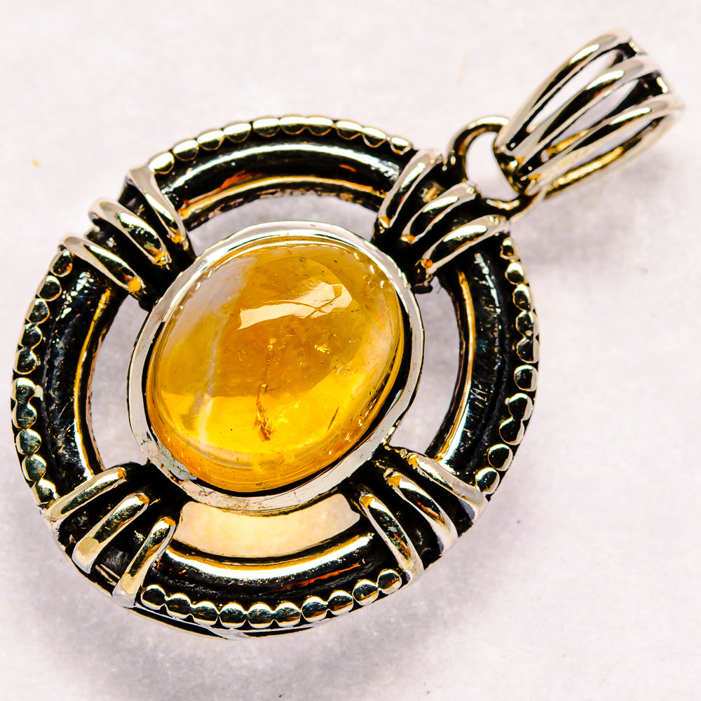 Citrine Pendants handcrafted by Ana Silver Co - PD21091