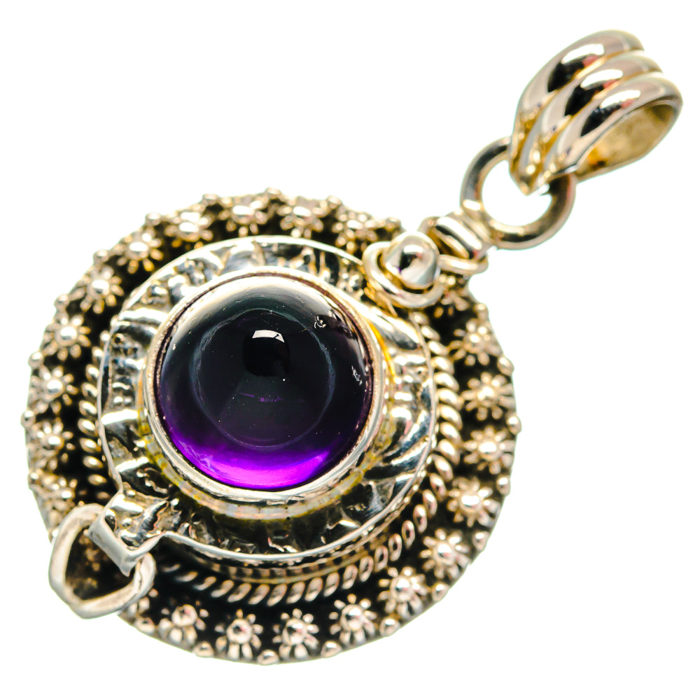 Amethyst Pendants handcrafted by Ana Silver Co - PD21097