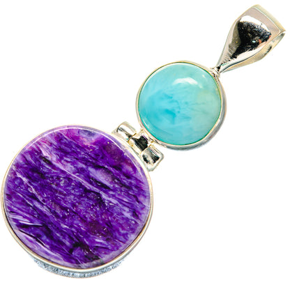 Charoite Pendants handcrafted by Ana Silver Co - PD21105