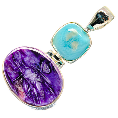 Charoite Pendants handcrafted by Ana Silver Co - PD21106