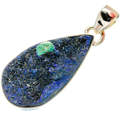 Azurite Pendants handcrafted by Ana Silver Co - PD21112