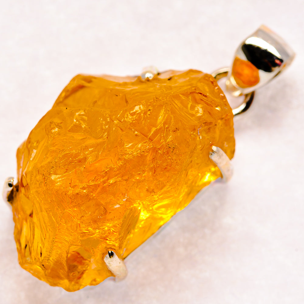 Citrine Pendants handcrafted by Ana Silver Co - PD21116