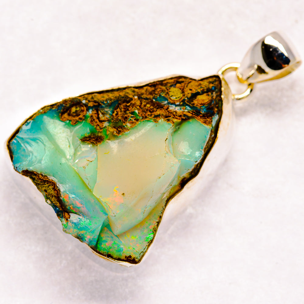 Ethiopian Opal Pendants handcrafted by Ana Silver Co - PD21118