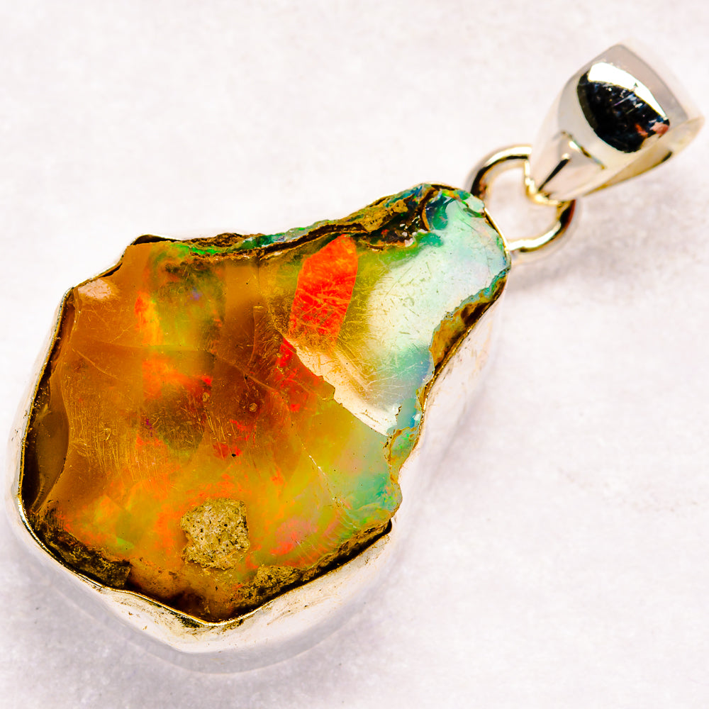 Ethiopian Opal Pendants handcrafted by Ana Silver Co - PD21119