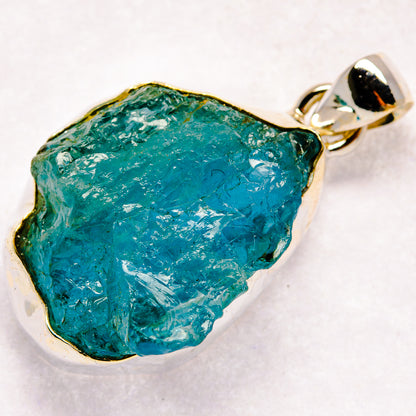 Aquamarine Pendants handcrafted by Ana Silver Co - PD21123