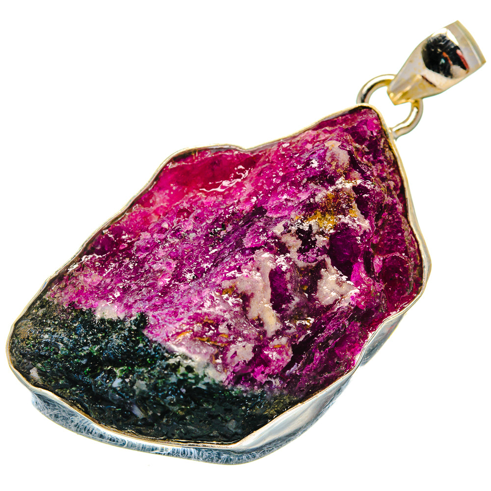 Ruby Zoisite Pendants handcrafted by Ana Silver Co - PD21132